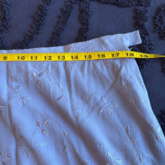Coldwater Creek Lavender Skirt side zip, elastic waist, size XL GUC - Picture 10 of 11